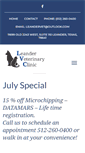 Mobile Screenshot of leandervetclinic.com